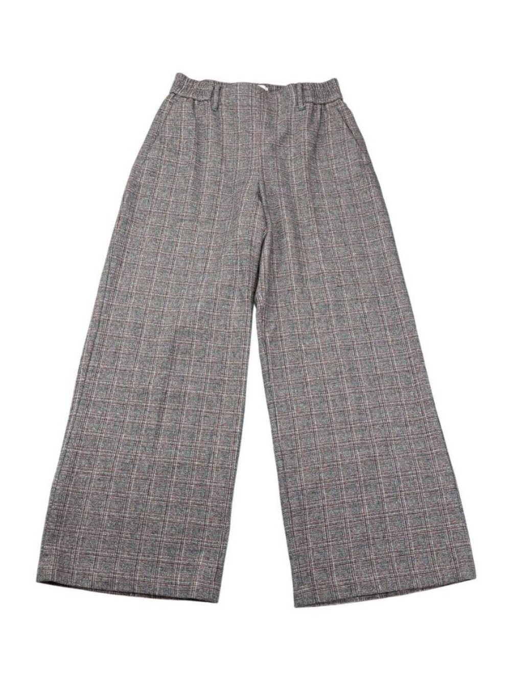 WILFRED Aritzia Easy Pant Wool High Rise Plaid Trousers Sz XS - Picture 2 of 6
